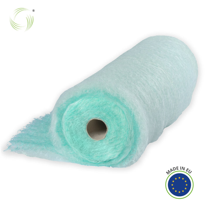 Paint Stop groen | Scheidingsmat voor verfnevel| 1 x 20 m dikte 75 mm