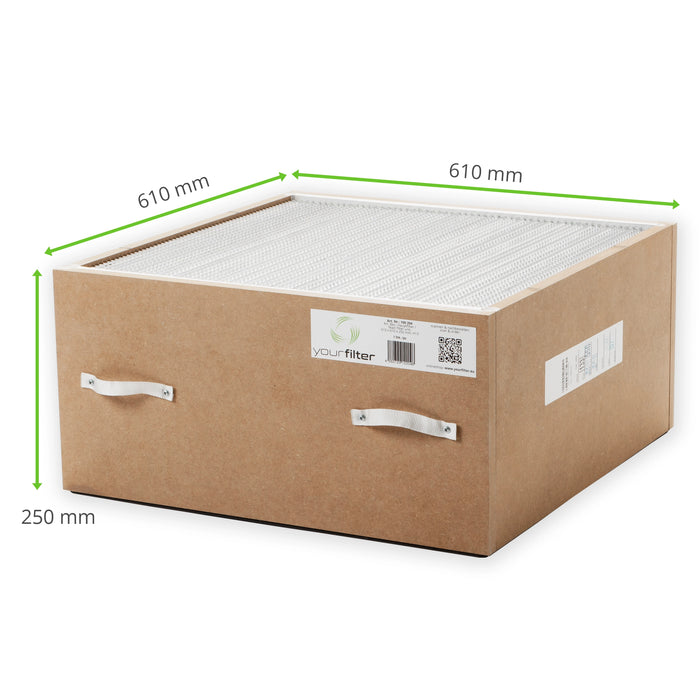 Hauptfilter, 610 x 610 x 292 mm, H13, KEMPER TEKA