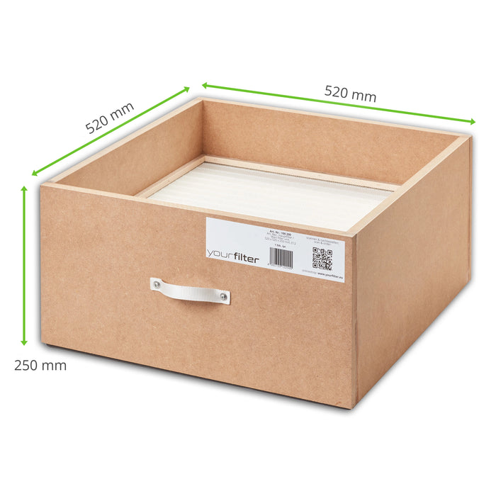 Hauptfilter, 520 x 520 x 250 mm, H13, TEKA KEMPER TECHNOLIT
