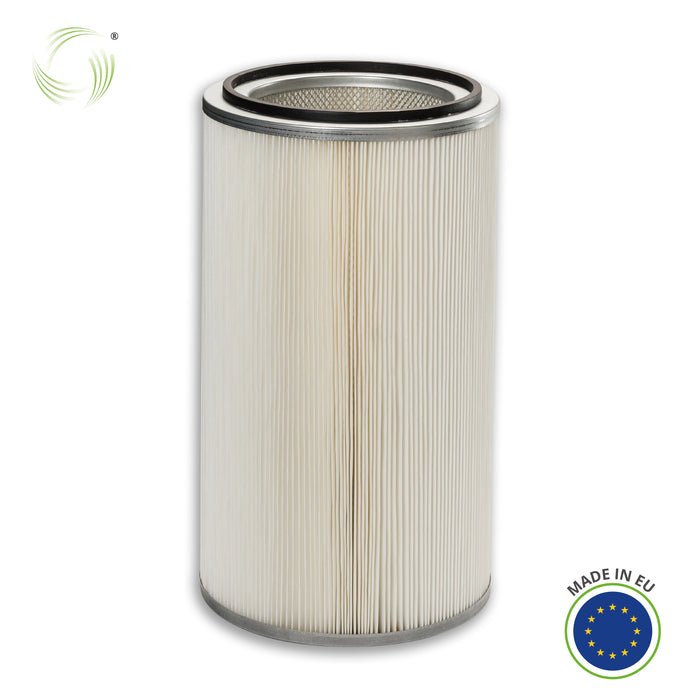 Filter cartridge, 327 x 600 mm, polyester fleece, KEMPER TEKA NEDERMAN BLOTENBERG SCHWEISSKRAFT