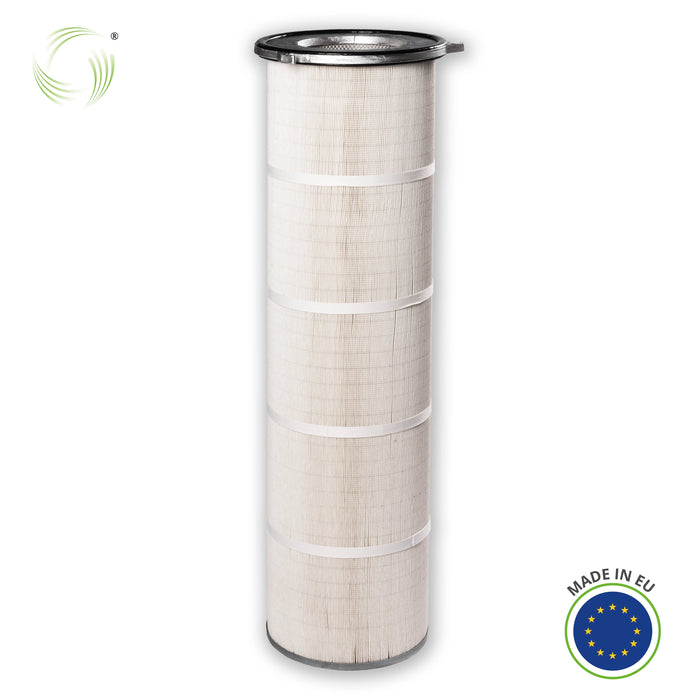 Filterpatroon, 325 x 1.200 mm, Polyester / Cellulose, 3-beugel aluminium flens, geschikt voor NOVUS AIGNER ESTA PIONIER