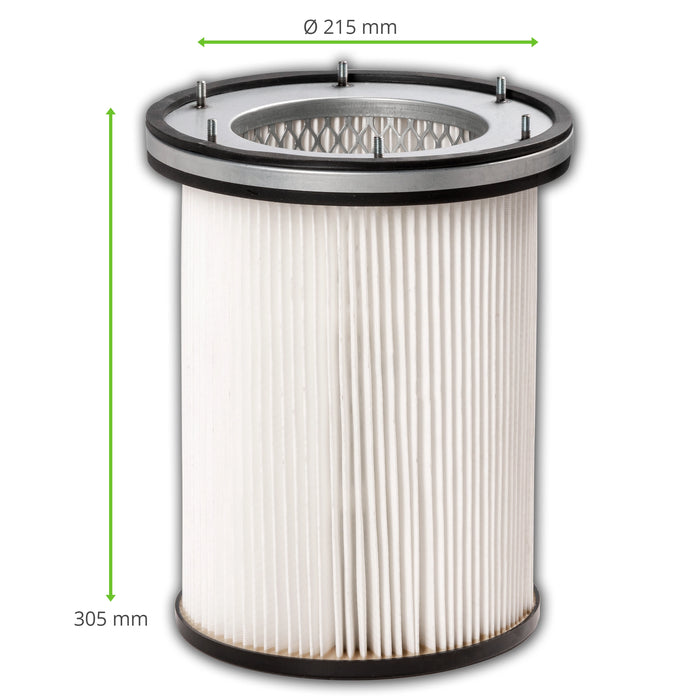 Cartucho de filtro, 215 x 305 mm, 1,2 m², ePTFE, compatible con TEKA Dustoo