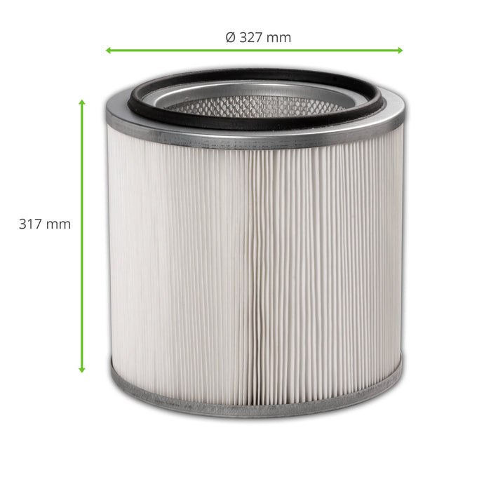 Filterpatroon | 327 x 317 mm | Polyestervlies | Geschikt voor Kemper VacuFil Compact