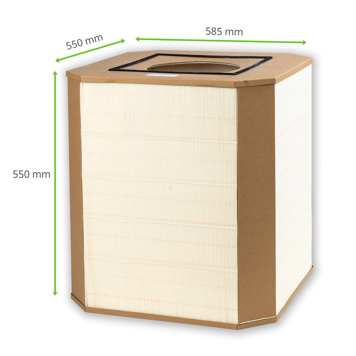 Filterpatroon, 585 x 550 x 550 mm, Cellulose, 50 m², PLYMOVENT Lincoln