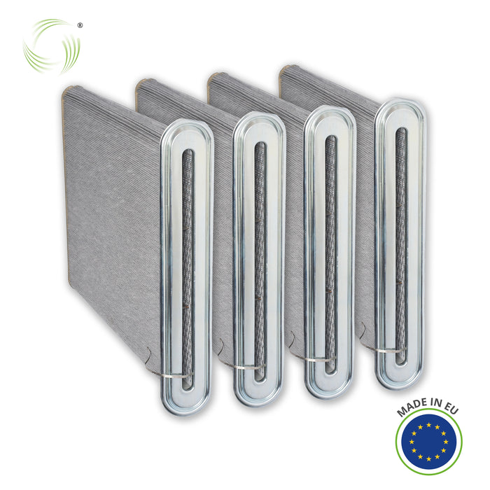 4-delige set | Filterplaat, 695 x 85 x 950 mm, antistatisch polyester non-woven, Nederman FilterMax C25