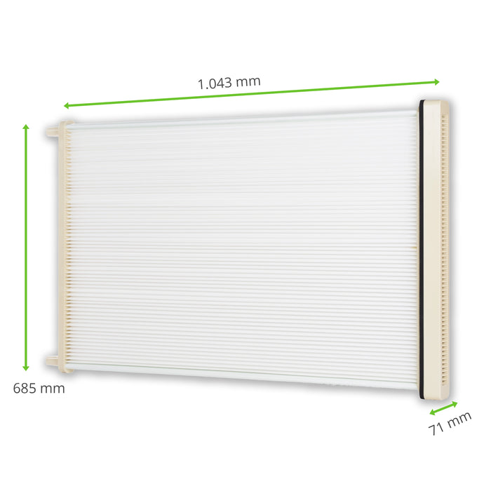Filterplatte, 685 x 71 x 1043 mm PTFE, CAMFIL HANDTE TRUMPF
