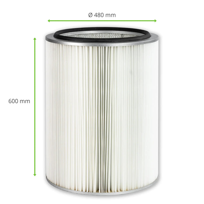 Filter cartridge, 480 x 600 mm, PTFE, PLYMOVENT Mobile-Pro W3